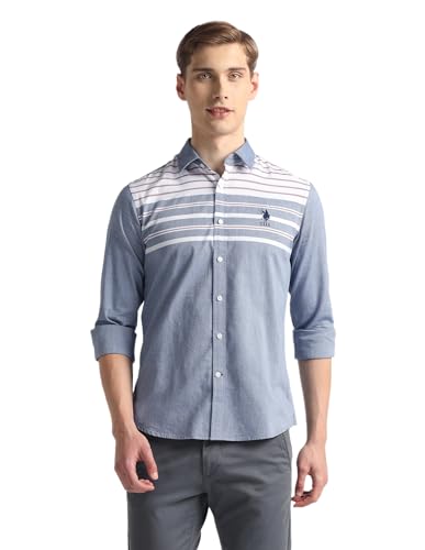 Image of U.S. Polo ASSN. Men's Cotton Regular Fit Shirt