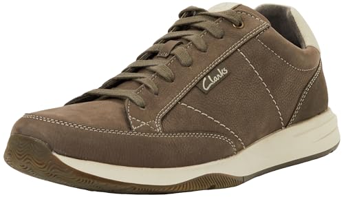 Clarks Townview Lace Homme : chaussures richelieus en cuir marron chic
