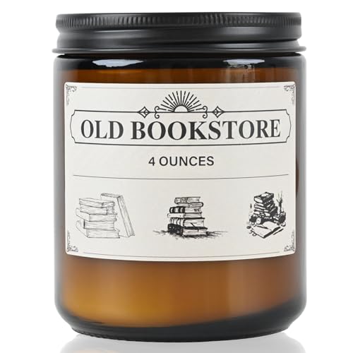 Old Books Candle