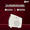 Orient Electric Areva Portable Room Heater | 2000W | Two Heating Modes | Advanced Overheat Protection | Horizontal & Vertical Mount | 1-year replacement warranty by Orient | White #5