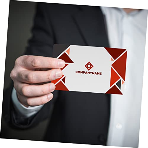 Cartes de visite vierges pour sublimation metal DOITOOL compactes rigides - 5