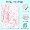 JKMBN Coquette Pink Bow Throw Blanket,Personalized Initial C Soft Fluffy Cozy Flannel Blanket,Monogrammed Gifts for Daughter Women Teen Girls,Customized Blanket for Bedding Bedroom Office,50x60 Inches #4