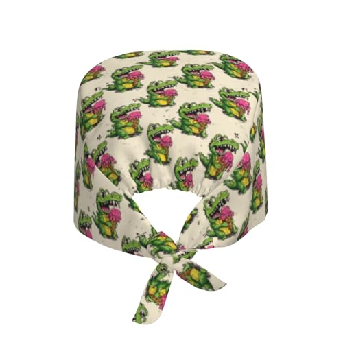 Image of Adjustable Scrub Cap with Sweatband, Breathable Working Hat for Men /Women