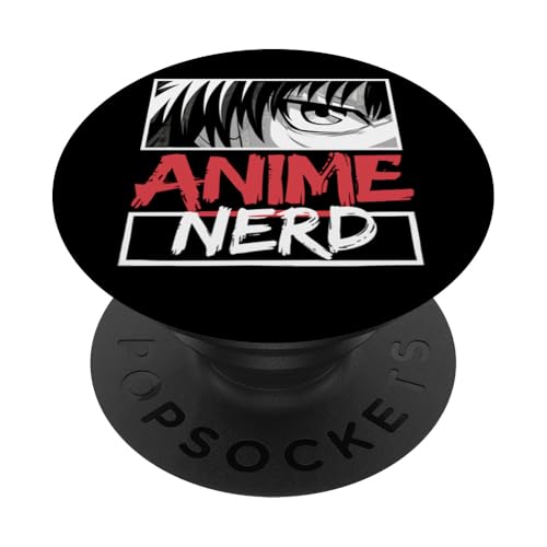 Anime Nerd Otaku Eye Manga Fan Gráfico PopSockets PopGrip Adhesivo