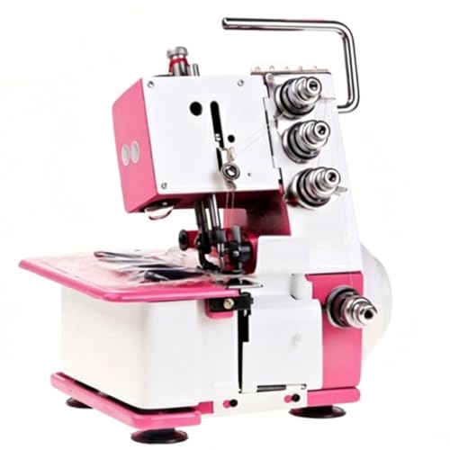 Máquina overlock de 4 hilos serger portátil para mezclilla y telas gruesas