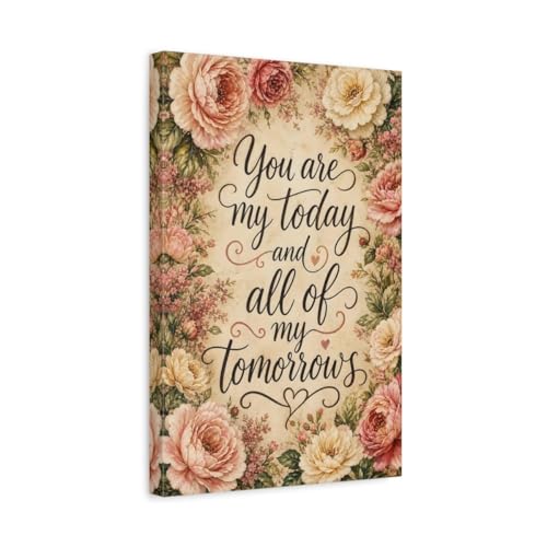 Tableau sur toile pivoines roses avec châssis premium de 3 cm