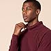 Amazon Essentials Men's 100% Cotton Rib Knit Turtleneck Sweater, Burgundy, X-Large