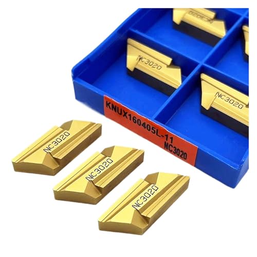 Outil de tournage carbure KNUX160405L NC3020 pour tour à métaux et plaquettes de coupe acier
