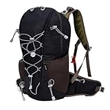 AYWTIUN Mochila para exteriores Mochila multiusos unisex for senderismo, escalada, montañismo, acampada, 25 l(Black)