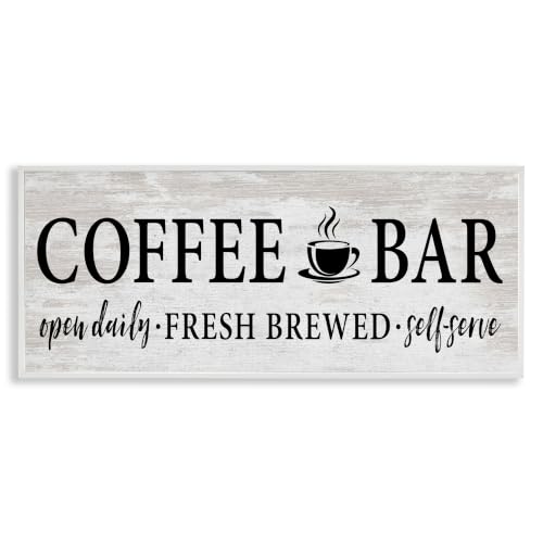 'Coffee Bar Cafe Rustic Sign'| Framed Giclee Art