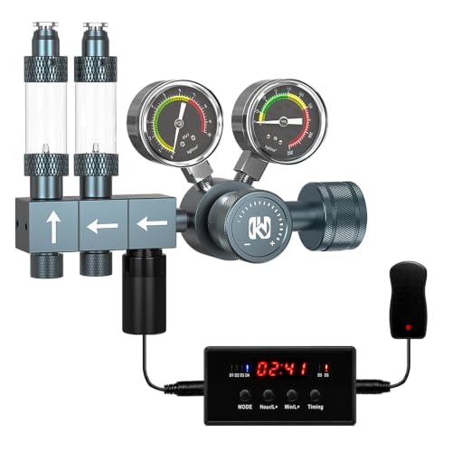 Dual Stage CO2 Regulator with Timer