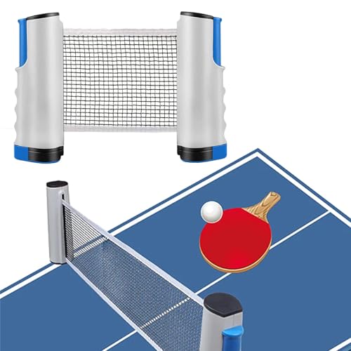 Retractable Ping Pong Net,Portable Table Tennis Net Rack,Retractable Table Tennis Nets,for Ping Pong Table,Office Desk,Kitchen or Dining Table