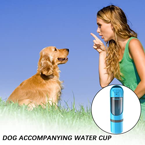 Dispensador portátil de garrafa de água para viagem | Garrafa de água para cachorro com design de co
