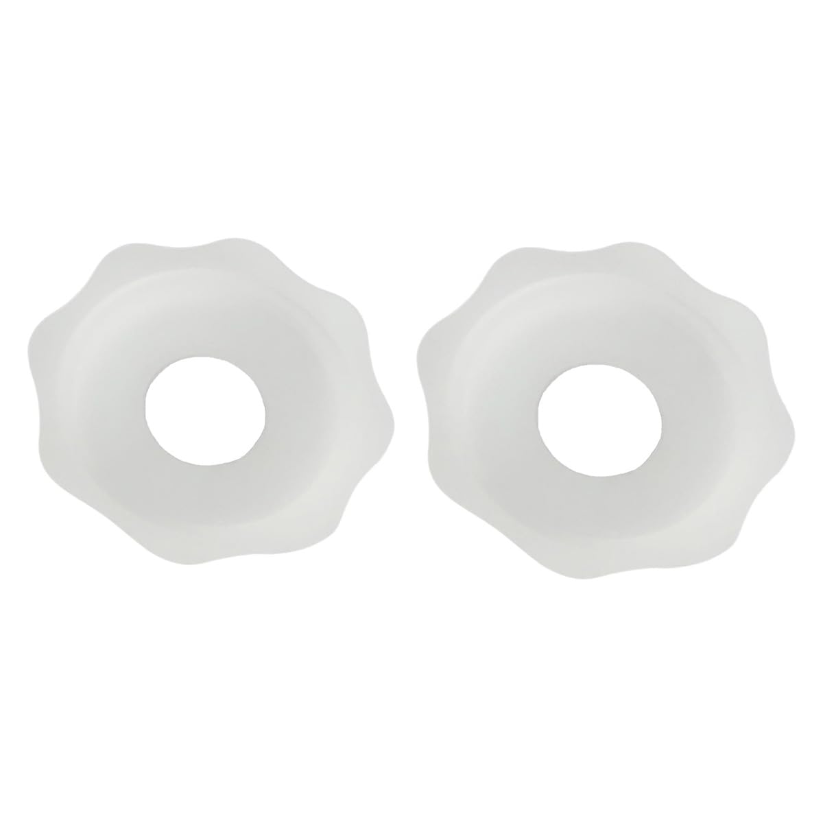 Momlacto 2Pcs Silicone Breast Pumps Flange Cushions 102mm Comfortable Massage Pad Pump Shielding Pad Breast Care Pumps Cushions for Nursing Comfort