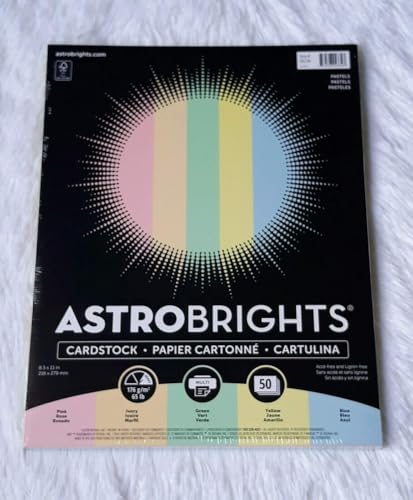 Papier cartonné pastels Astrobrights pour créer des fiches de révision solides