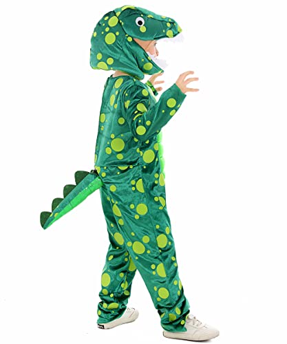 Disfraz de Dinosaurio Verde para Niños Talla 2-4 miniatura 4