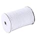 Produktbild LIXIAQ1 Gummiband Spulenband Flaches elastisches Seil Nähen DIY Bekleidungszubehör Kostüme Handwerk, Weiß, 180 mx 0,5 cm