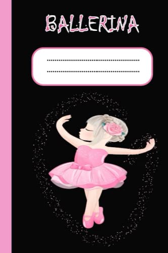 Carnet de notes de ballerine: Pour Les Petites ballerines | carnet de notes sur le thème de la danse- 120 pages et 6*9 po | journal ... de note ballerine | journal intime ballerine
