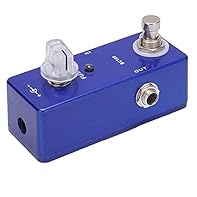 The fuzz effect is small in size and light in weight, can produce very rich overtones, and has strong practicability. There is a real bypass function, with a transparent timbre, which can realize real coloration. The effect adopts metal shell, high s...