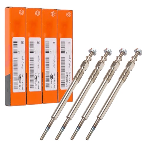 Image of PG Glow Plug Set of 4 Compatible with Citroen C2 C3 C4 Ford Fiesta Focus Fusion 1682251880 x 4