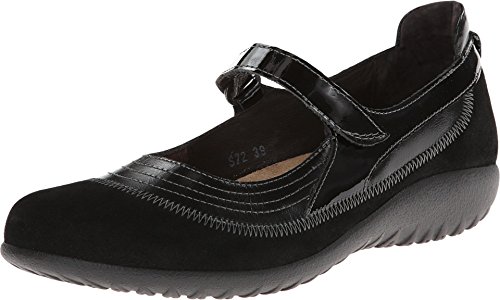 Image of NAOT Footwear Women's Kirei Maryjane with Cork Footbed and Arch Comfort and Support - Lightweight and Perfect for Travel- Removable Footbed