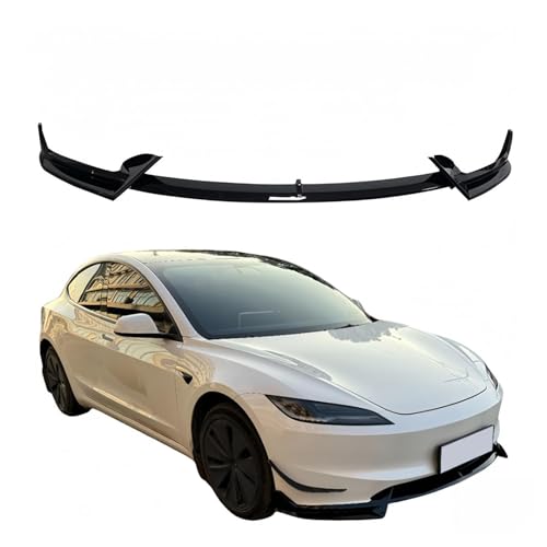 Lèvre de pare-chocs avant Tesla Model 3 Highland protection et look carbone 2024