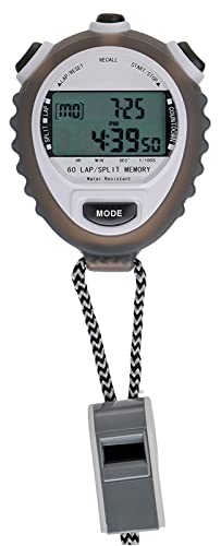 CREPHA(クレファー) ストップウォッチ デジタル スポーツ アラーム ラップ カウントダウン タイマー ホワイト TEV-4026-WT