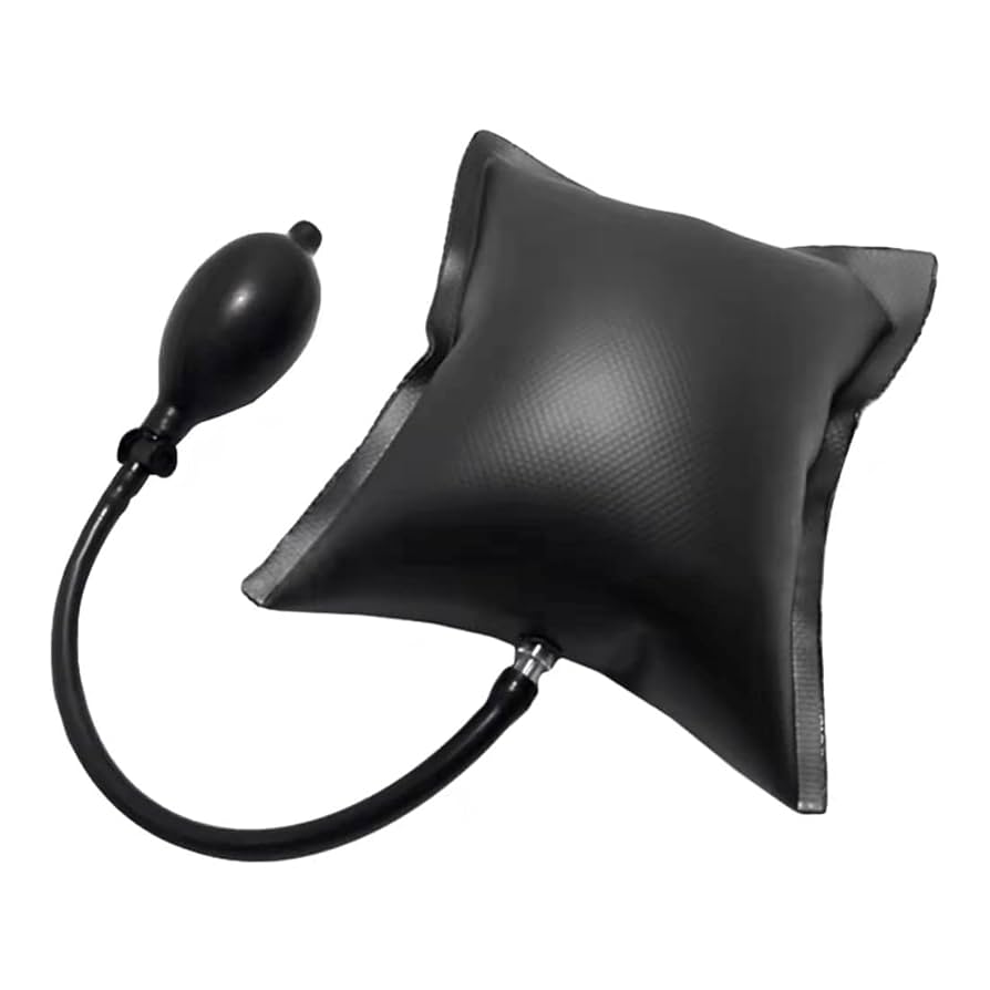 Wexlyn 2 Pieces Black Inflatable Air Wedge Pump, Air Wedge Up Bag