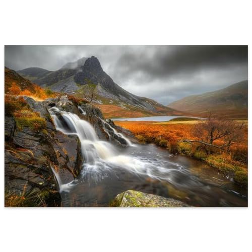 Puzzle 500Pieces Lauterbrunnen Valley Switzerland Puzzle Game for Family Wooden Puzzle Toy Educational Games Puzzles for Home Decor