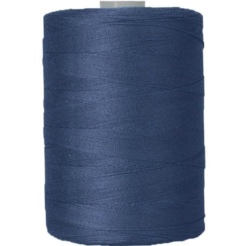 Image of ThreadArt Cotton Quilting Thread, 1000M 50 /3, Bright Navy 312 | Long staple cotton thread for quilting, sewing and serging. Low-lint, smooth thread for clean stitches and strong seams.