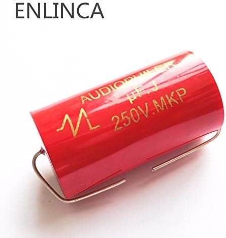 Jammas 2~6pcs Audiophiler Axial MKP 250v 1uf 1.5uf 1.8uf 2.2uf 2.7uf 3uf 3.3uf 4uf 4.7uf 5.6uf DC HIFI DIY Audio non-polar Capacitor - (Capacitance: 250V8.2uf 2pcs)