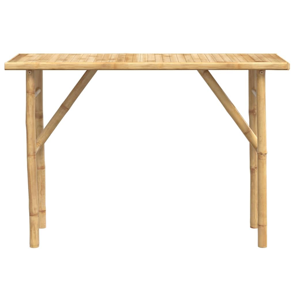 Bambus Konsolentisch 115x39x75 cm | Stabil, wasserbeständig, pflegeleicht mit feuchtem Tuch, für Wohnzimmer, Flur, Balkon
