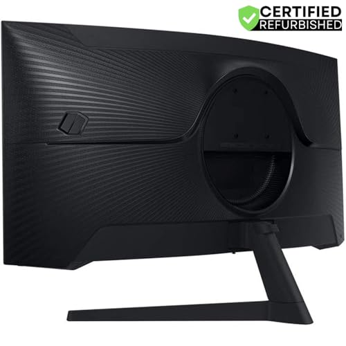 Image of Samsung 34 inch Odyssey G55T WQHD 165Hz 1ms(MPRT) HDR Curved Gaming Monitor - (Renewed)
