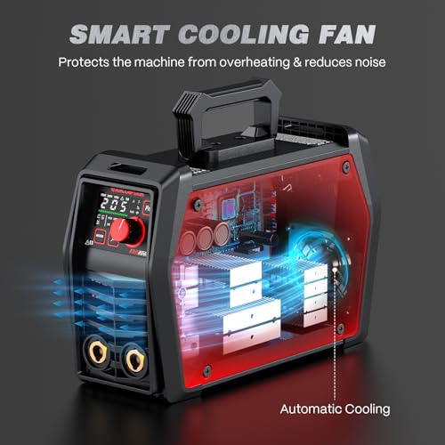 Image of ARCCAPTAIN 205A Stick Welder, ARC /Lift TIG Welding Machine, 120V /240V | APP Control, Synergic Control, Large LED Display, Plate Thickness, IGBT Inverter, Hot Start, Arc Force, ARC Welder 10 Rods