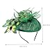 BESPORTBLE Colorful Butterfly Fascinator Hat Lightweight Elegant Cocktail Tea Party Hair Accessory for Women and Fashionable Vintage Style Decorative Headwear for Weddings and Random Color