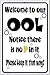 SMART BLONDE Welcome to Our Ool Novelty Metal Large Parking Sign LGP-656