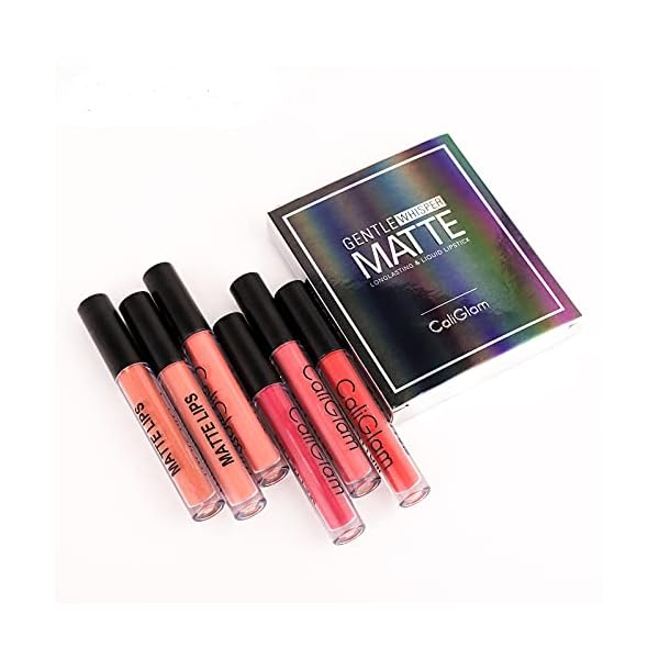 6-Pcs-Matte-Liquid-Lipstick-Set-Long-Lasting-Velvety-Durable-Nude-Liquid-lipstick-High-Pigmented-Waterproof-Lip-Gloss-Kit 6 Pcs Matte Liquid Lipstick Set, Long Lasting Velvety Durable Nude Liquid lipstick High Pigmented Waterproof Lip Gloss Kit