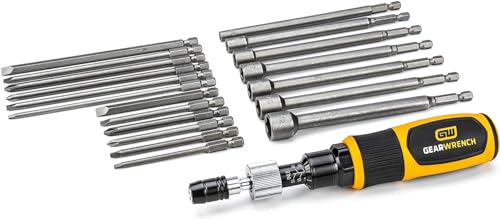 GEARWRENCH 20 Pc. 1/4' Drive Torque Screwdriver Set 10-50 in/lbs. - 89620