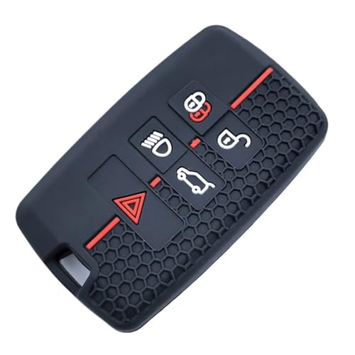 Coque en silicone clé Range Rover Evoque Discovery télécommande 5 boutons