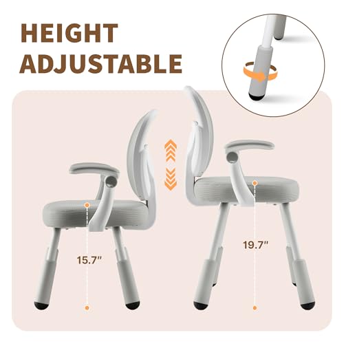 ERIYA Kids Desk Chair, Kids Study Chair,Height-Adjustable with Back Support, Ergonomic Design, Multifunctional for Study, Work & Dining – Ideal for Boys & Girls' Bedrooms & Schools by ERIYA - Image 5