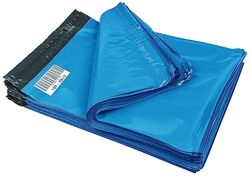iMBAPrice Sobres de envío de polietileno, 10 x 13 pulgadas, 100 bolsas (azul)