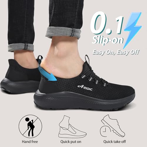 Mens Non Slip Work Shoes Lightweight Slip on Sneakers Women Comfortable Restaurant or Food Service Walking Shoes for Men Slip Resistant Zapatos para Hombre4
