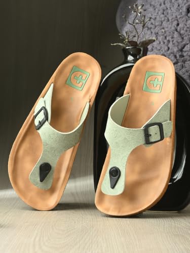 Image of DOCTOR HEALTH SUPER SOFT Women's Orthopedic Toe Ring Sandals | Adjustable Buckle Comfort Slippers | Soft Cushioned Footbed | Lightweight Anti-Skid Casual Flip Flops for Everyday Wear
