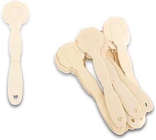 wedding star 25 Manici per ventagli in Legno