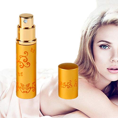 Preisvergleich Produktbild ppactvo Parfum Zerstäuber Für Unterwegs Parfüm Zerstäuber Nachfüllbar Zerstäuber-Sprühflaschen Ungiftige Sprühflasche Reisezubehör Perfekt für unterwegs Gold