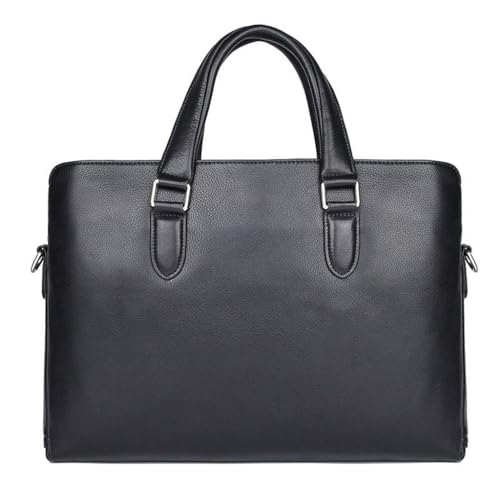 Genuine leather men's portable bag, high-end business briefcase