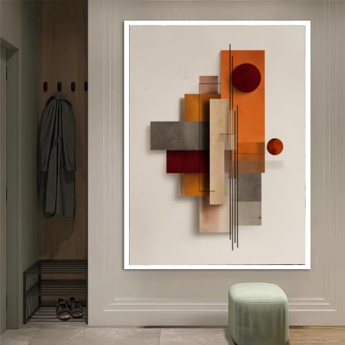 Tableau géométrique sur toile cadeau idéal pour maison - 2