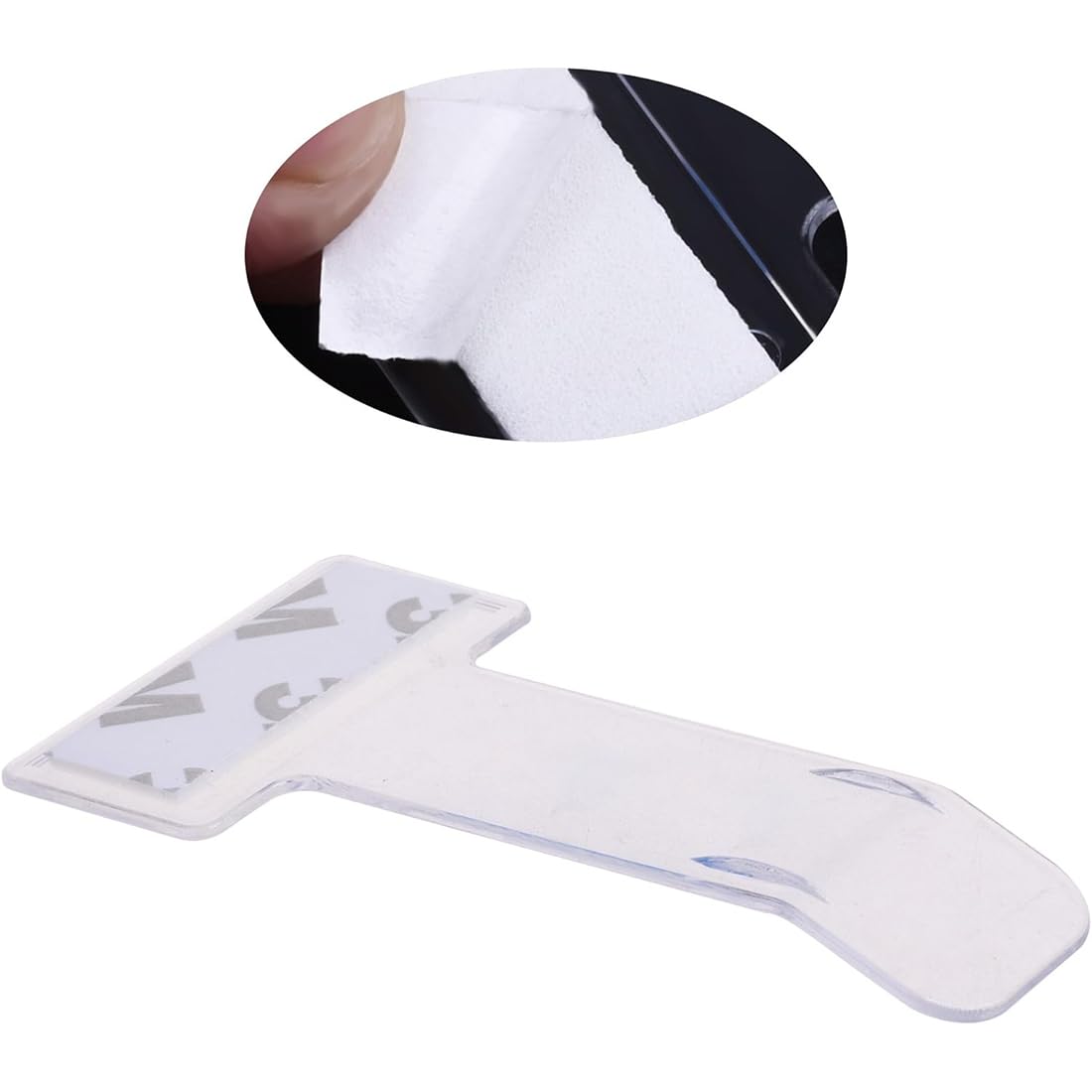 Clip para boletos de Parabrisas, Clip para boletos de estacionamiento, Clip para boletos Autoadhesivo para Permiso de Parabrisas, Clips para permisos para automóviles, Camiones y caravanas