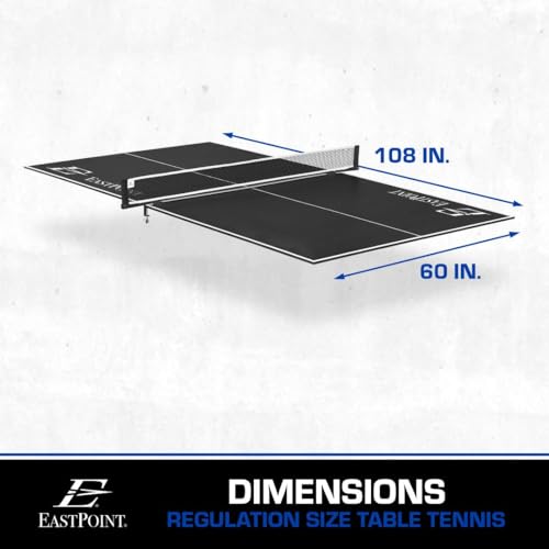 image for EastPoint Sports Ping Pong Conversion Top, Foldable Table Tennis Toppe