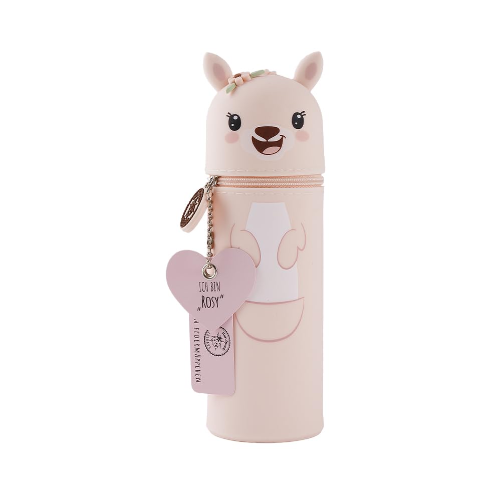 Lulubug Silicone Pencil Case, Kangaroo, L, Kangaroo